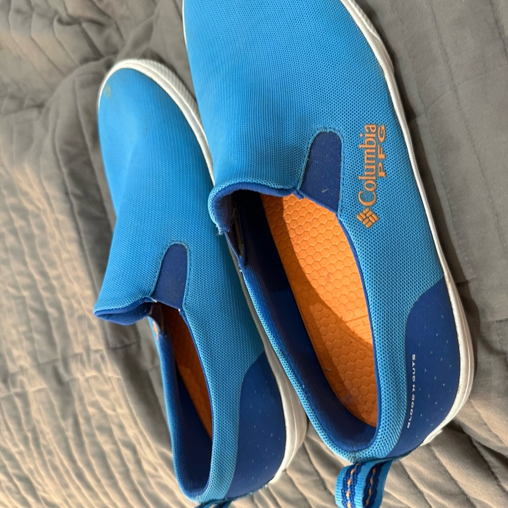 Columbia Aqua and Orange Slip-On Shoes